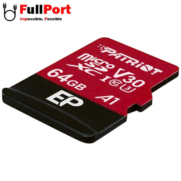 مموری کارت پاتریوت مدل EP PEF64GEP31MCX Class10-U3 90MB/s با ظرفیت 64 گیگابایت — تصویر ۴