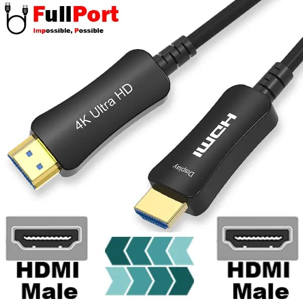 کابل HDMI فرانت V2.0-4K مدل FN-HFC400 طول 40 متر (فیبر نوری) — تصویر ۳