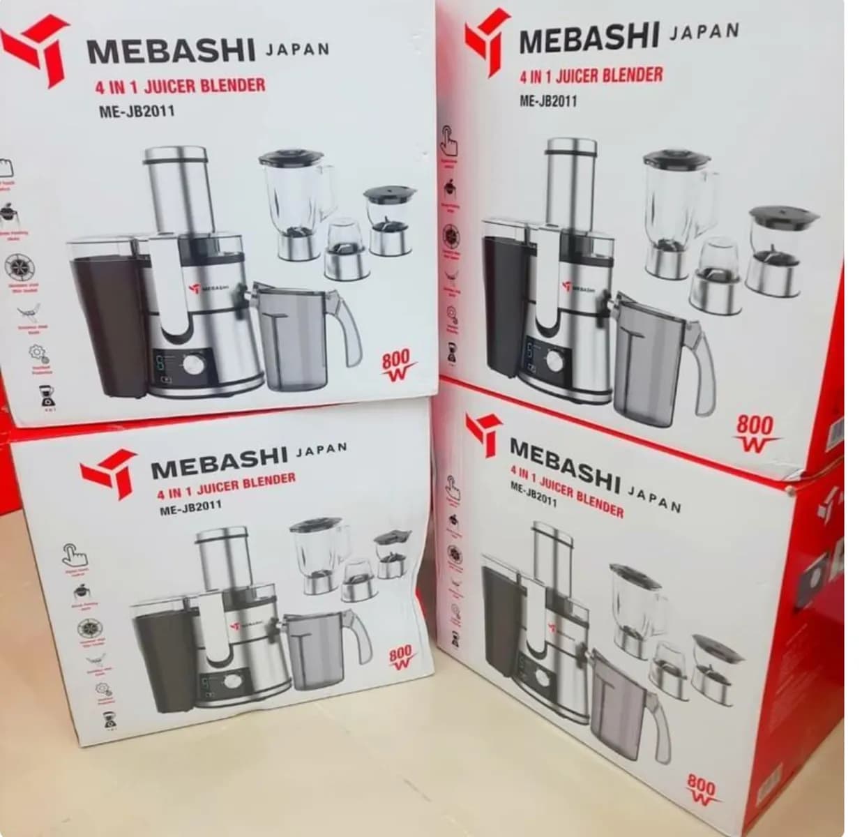 آبمیوه گیری ۴ کاره مباشی مدل ME-JB2013 ظرفیت ۱ لیتر