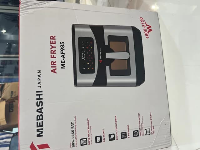 سرخ کن بدون روغن مباشی مدل ME-AF985 حجم 9.2 لیتر — تصویر ۳