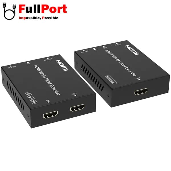 توسعه دهنده HDMI روی کابل شبکه 100 متر فرانت مدل FN-EK100 — تصویر ۵