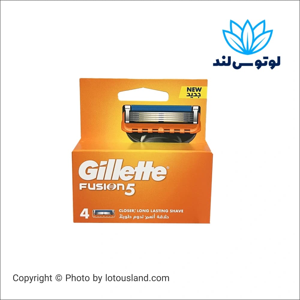 تیغ یدک ژیلت Fusion 5 بسته 4 عددی — تصویر ۴