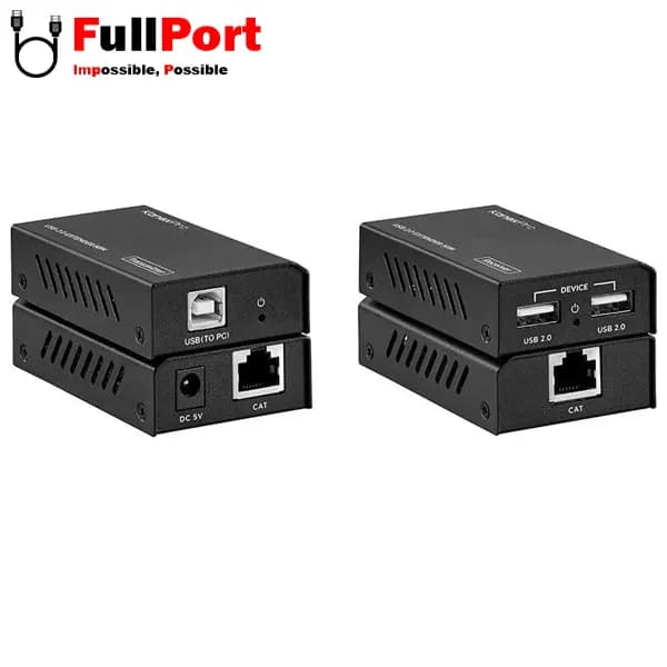توسعه دهنده USB روی کابل شبکه 100 متر فرانت مدل FN-EU210 — تصویر ۵