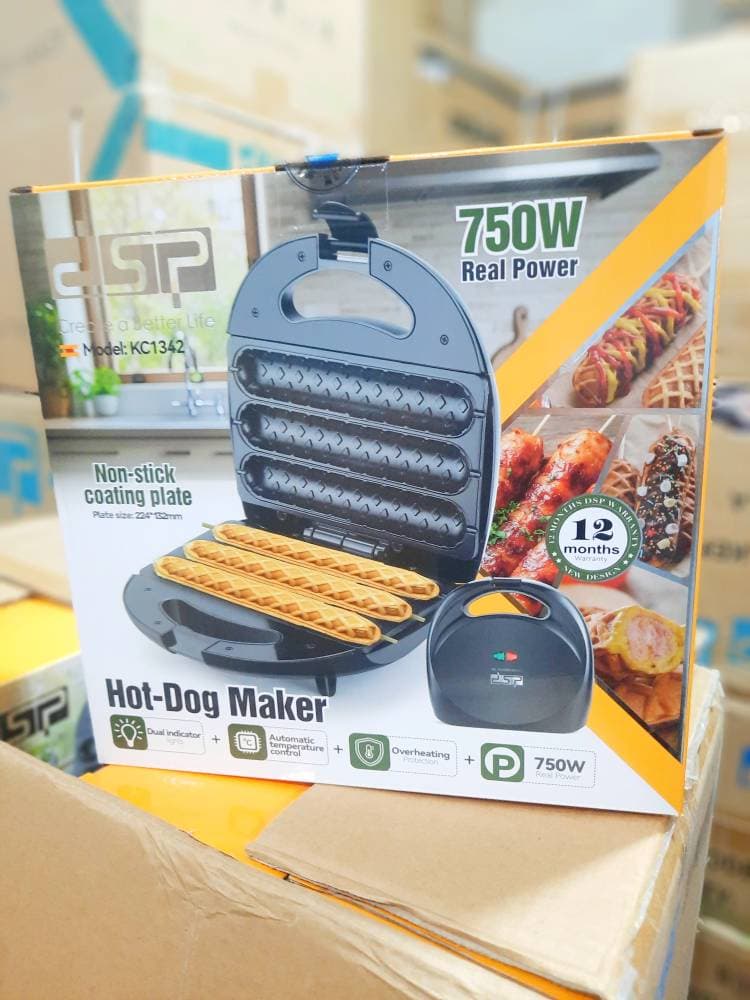 هات داگ میکر 3 خانه دی اس پی 750 وات مدل KC 1342 – DSP KC-1342 Hot Dog Make