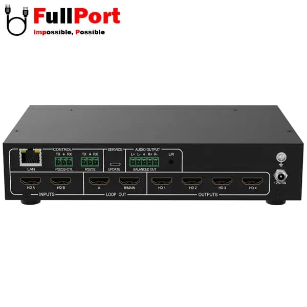 سوئیچ ویدئو وال HDMI 2*4 فرانت مدل FN-W204 — تصویر ۵