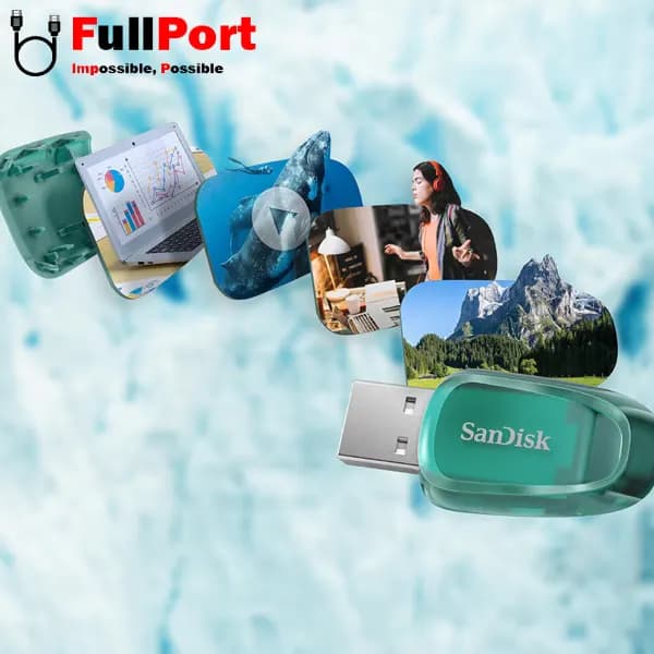 فلش سن دیسک مدل SDCZ96-128G-G46 Ultra Eco™ USB3.2 با ظرفیت 128 گیگابایت — تصویر ۸