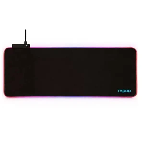 پدموس مخصوص بازی مدل RAPOO VP610 Lighting رنگ مشکی چراغ دار فول RGB