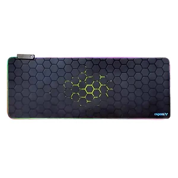 پدموس مخصوص بازی مدل RAPOO VP620 Lighting رنگ مشکی چراغ دار فول RGB