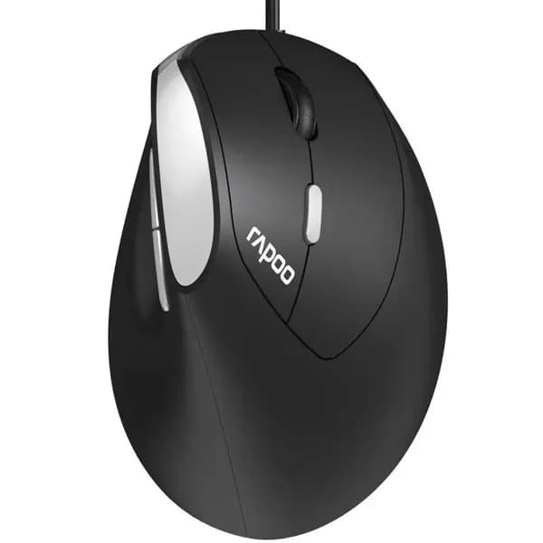 موس سیم دار ارگونومیک رپو مدل EV200
