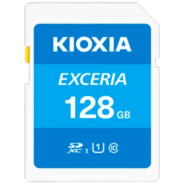 مموری کارت کیوکسیا مدل LNEX1L128GG4 Class10-U1 100MB/s با ظرفیت 128 گیگابایت
