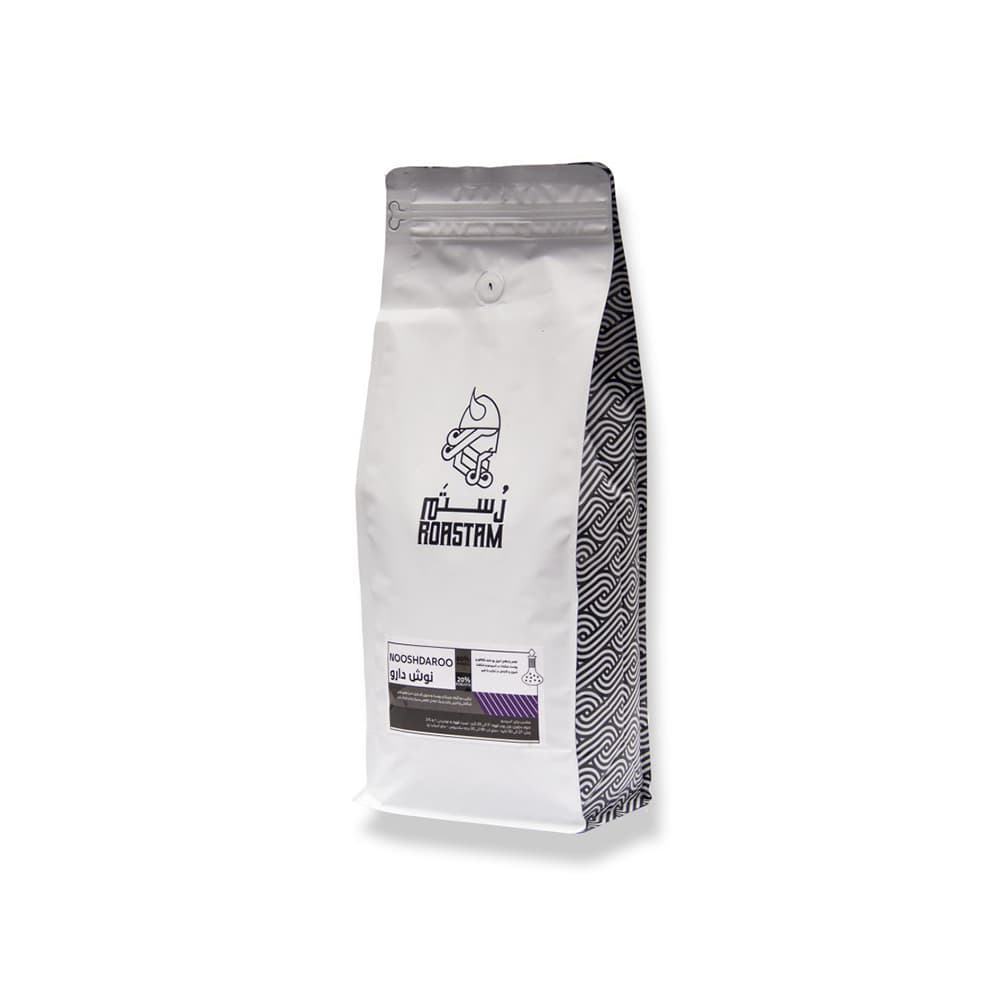 دان قهوه یک کیلویی نوشدارو Rostam Coffee — تصویر ۵