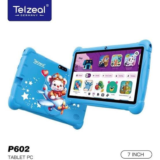 تبلت 7اینچ بچه گانه Telzeal مدل P601 ظرفیت 16گیگابایت و رم 2 گیگابایت — تصویر ۴