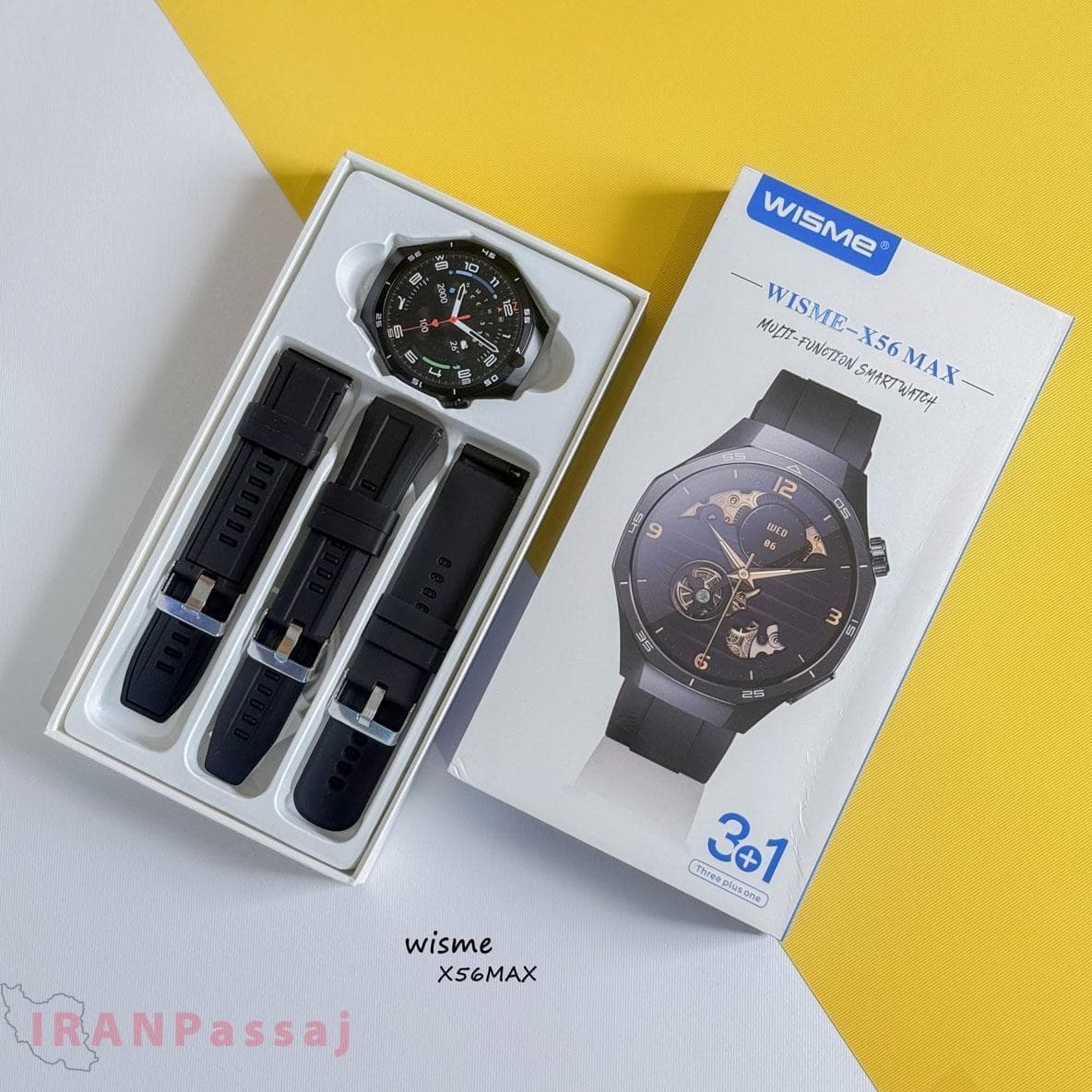 ساعت هوشمند | صفحه گرد | ویسمی مدل WISME-X56 MAX — تصویر ۳