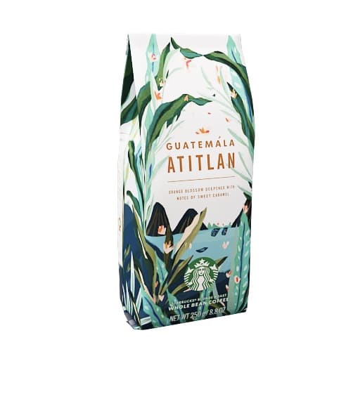 دانه قهوه گواتمالا آتیتلان استارباکس 250 گرمی StarBucks Guatemala Atitlán — تصویر ۲