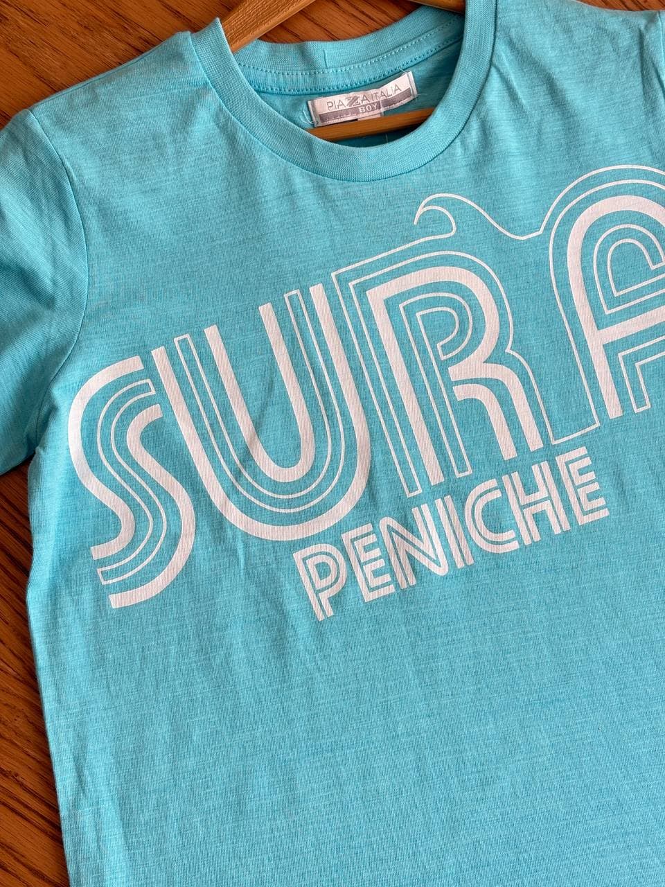 تیشرت پسرانه آبی surf — تصویر ۴
