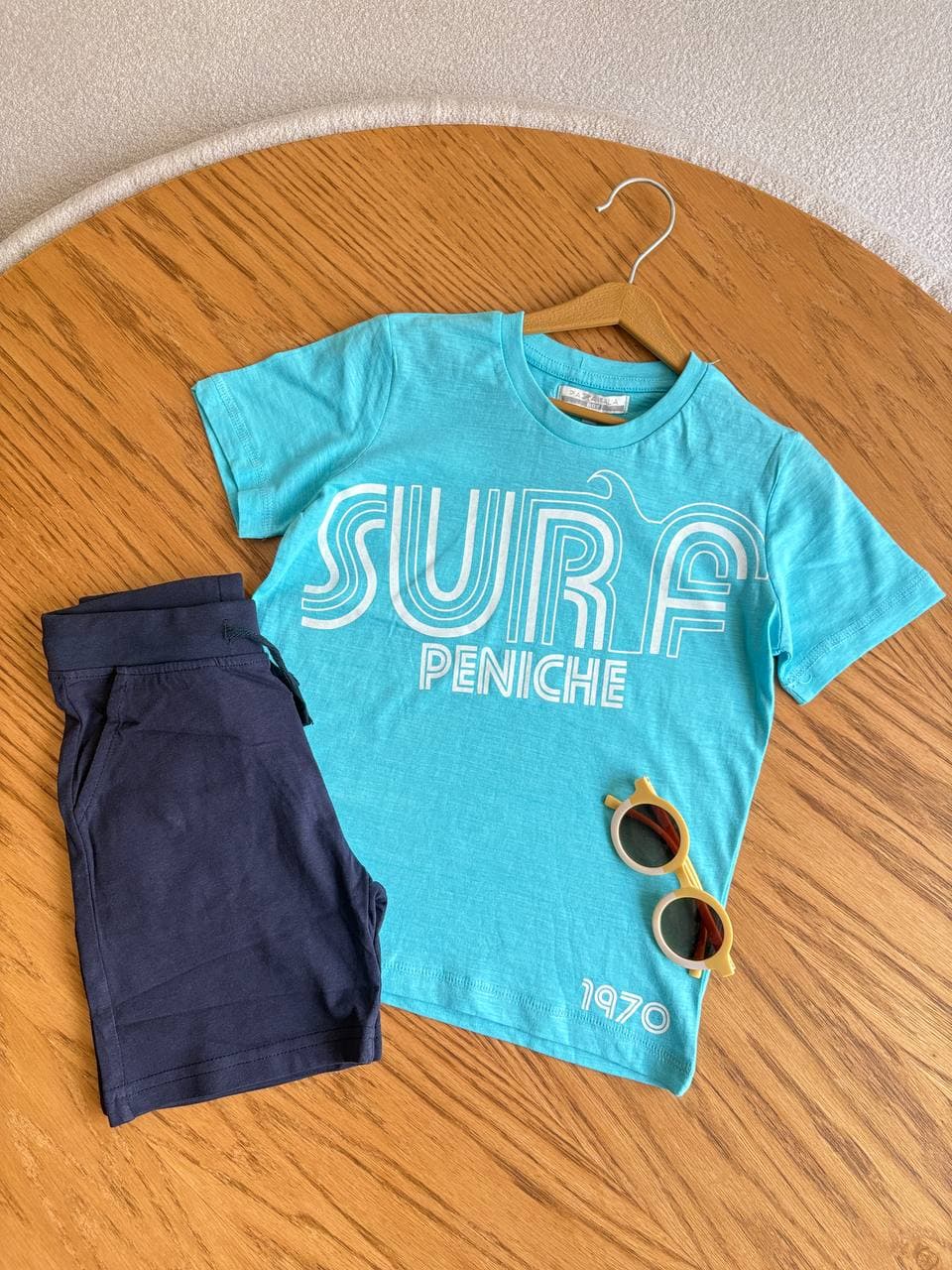 تیشرت پسرانه آبی surf — تصویر ۵