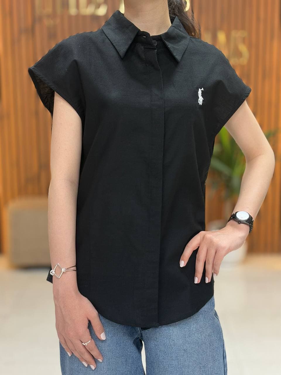 تاپ لینن زنانه میکا فری سایز — تصویر ۴