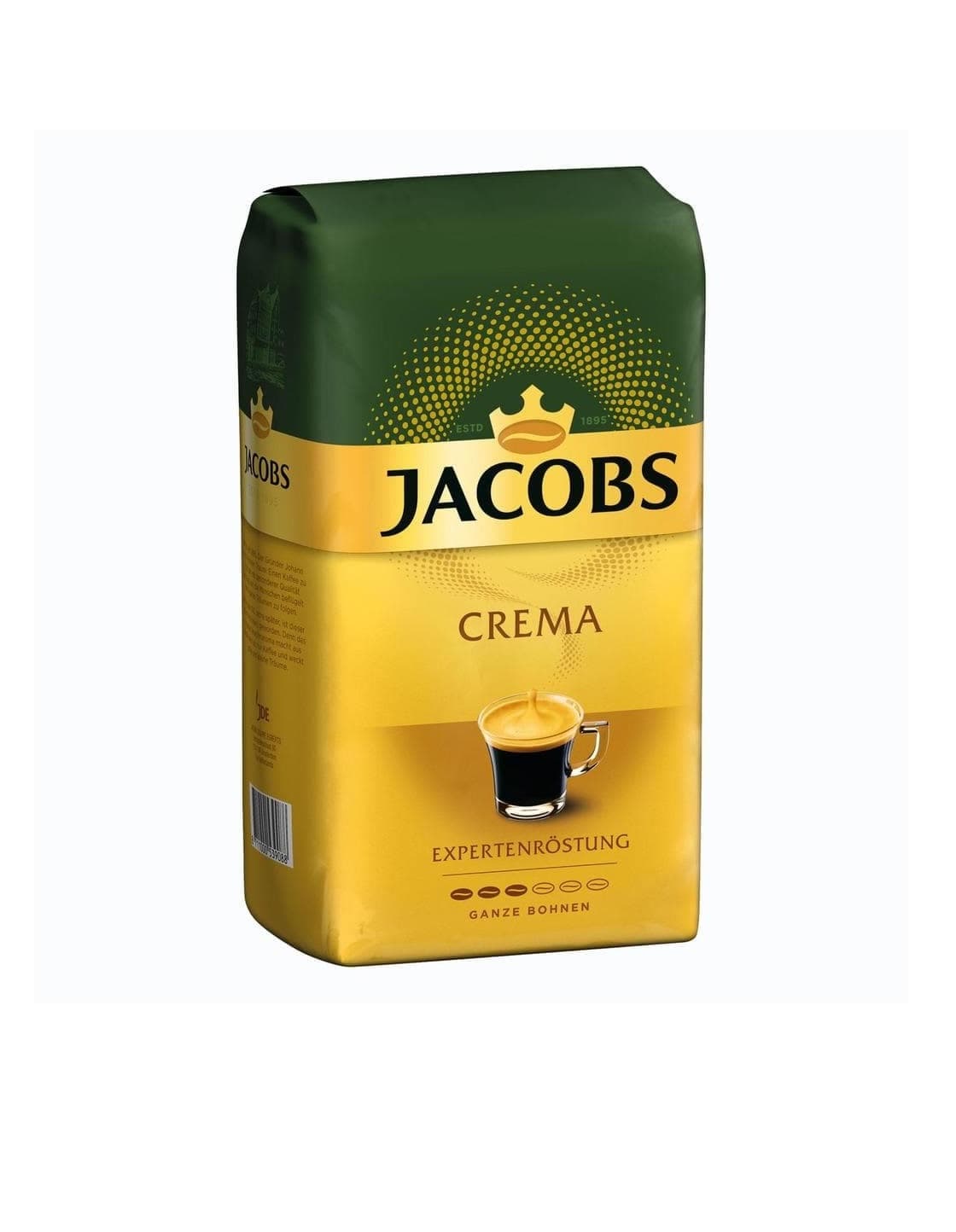 دانه قهوه کرما استاد روست جاکوبز 1 کیلو گرمی JACOBS CREMA EXPERTENRÖSTUNG