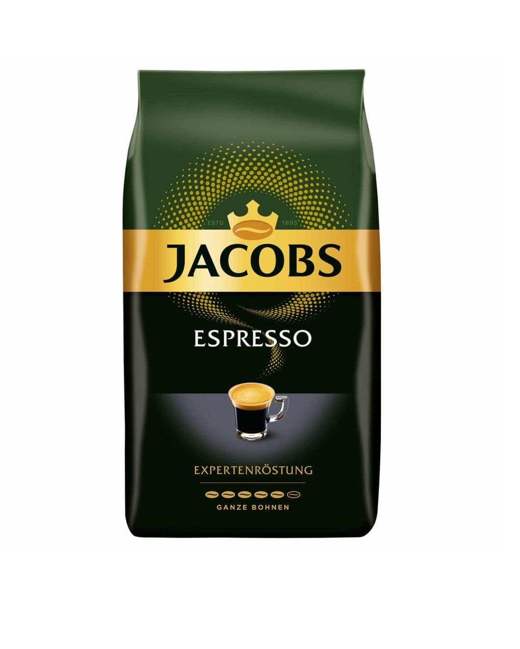 دانه قهوه جاکوبز اسپرسو 1 کیلو گرمی JACOBS ESPRESSO EXPERTENRÖSTUNG