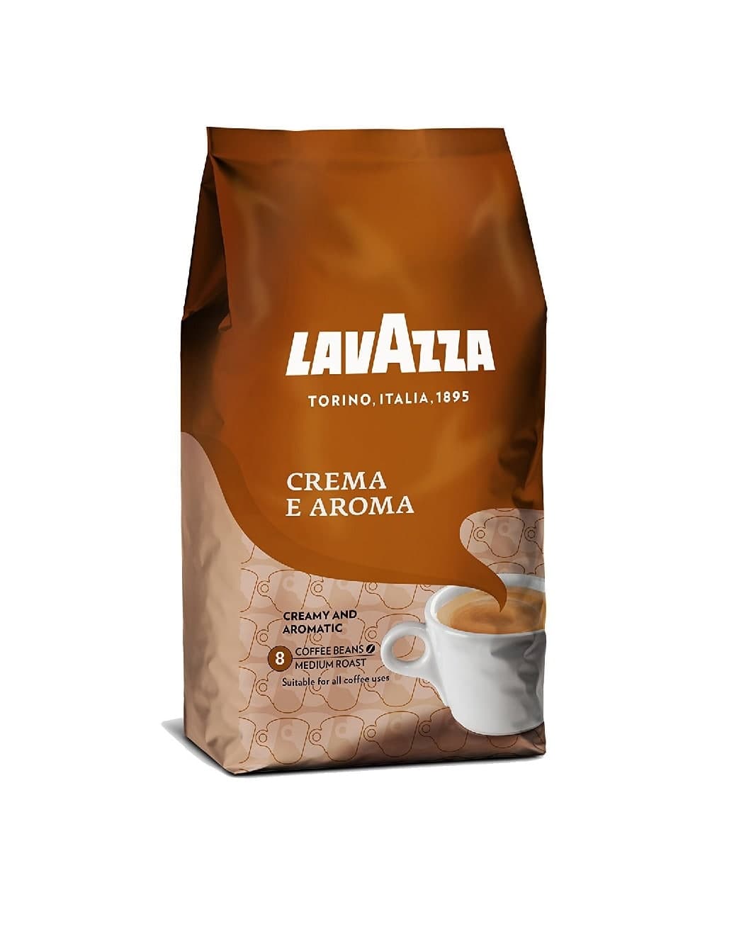 قهوه کرما آروما لاوازا دانه 1 کیلوگرمی LAVAZZA Crema E Aroma