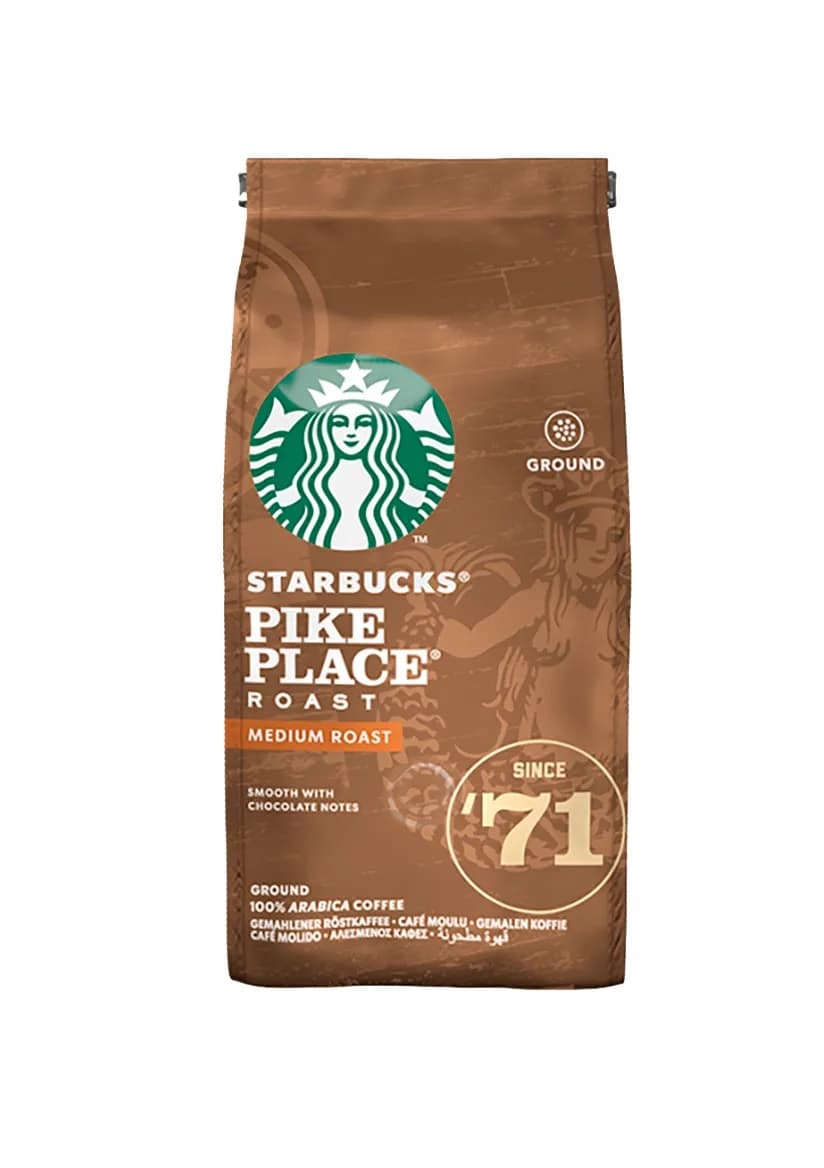 دانه قهوه پیک پلیس استارباکس 200 گرمی STARBUKS Pike Place