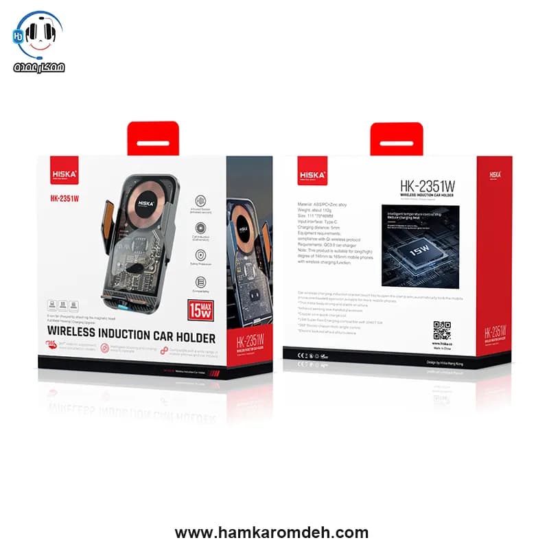 هولدر وایرلس HK-2351W هیسکا (HISKA) — تصویر ۵
