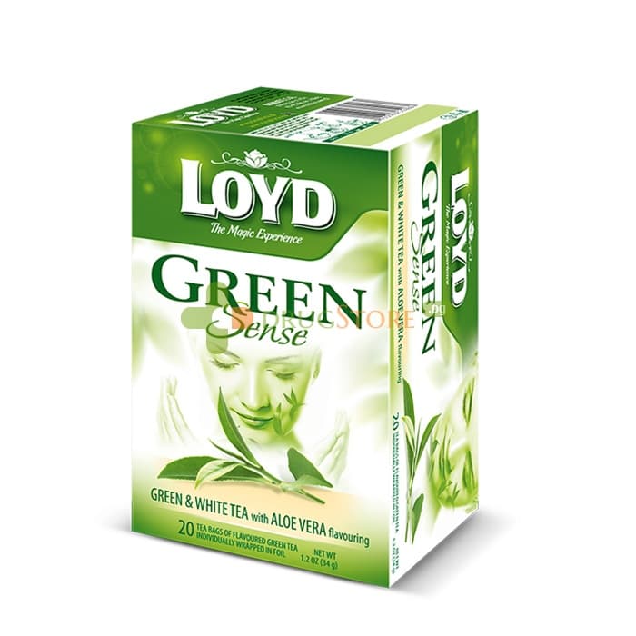 دمنوش چای سبز و سفید با آلوئه ورا لوید Loyd