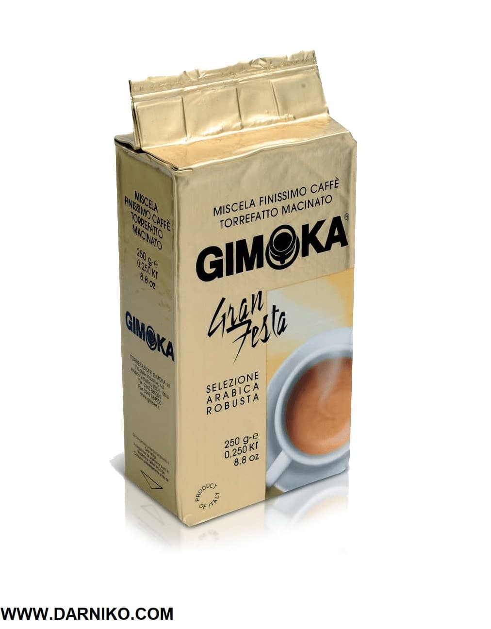 پودر قهوه جیموکا گران فستا GIMOKA Gran Festa پاکت وکیومی 250 گرمی