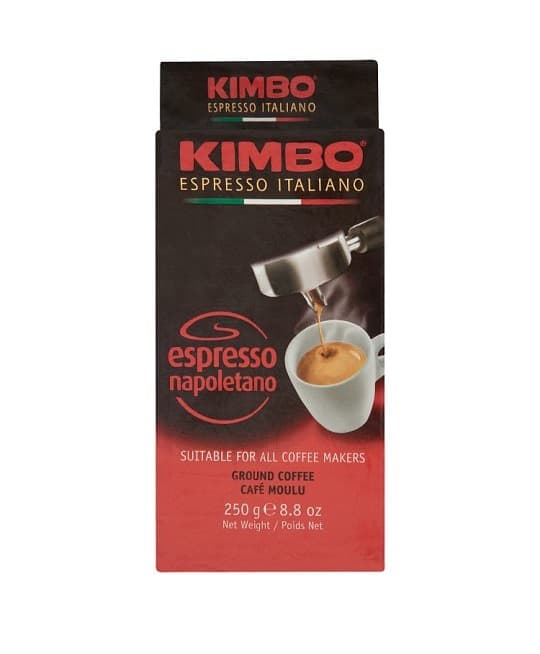 پودر قهوه کیمبو اسپرسو ناپولیتانو 250 گرمی پاکت وکیوم Kimbo Espresso Napoletano — تصویر ۷
