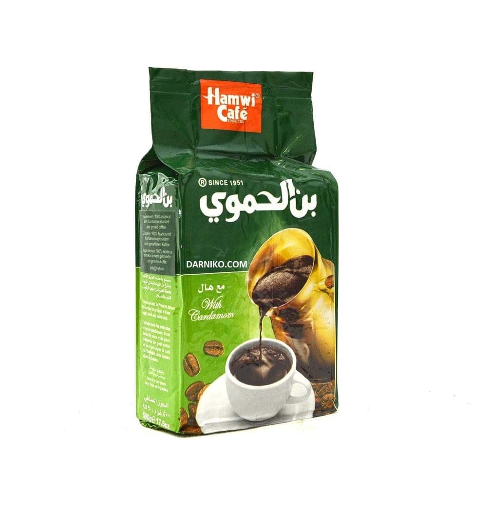 قهوه عربی همراه با هل کلاسیک 500 گرمی پاکت وکیوم بن الحموی