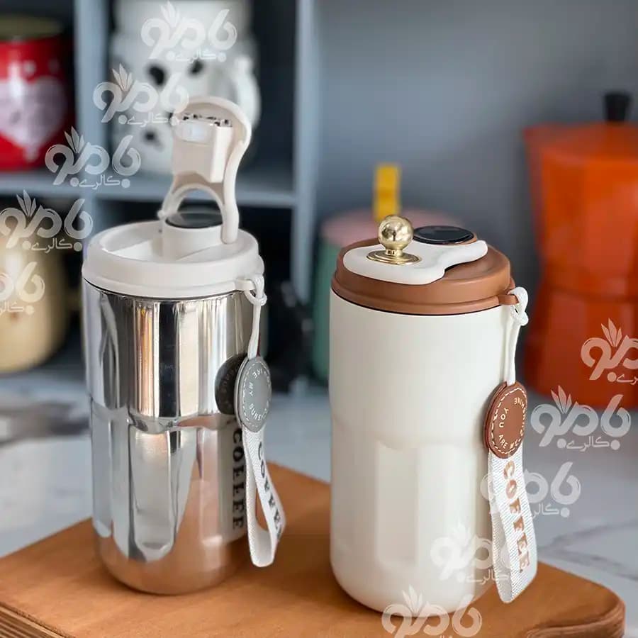 تراول ماگ درجه دار لاکچری — تصویر ۵