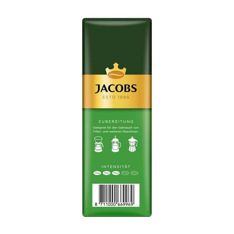 قهوه جاکبز کلاسیک پودر 500 گرمی پاکت وکیومی JACOBS KLASSISCH — تصویر ۵