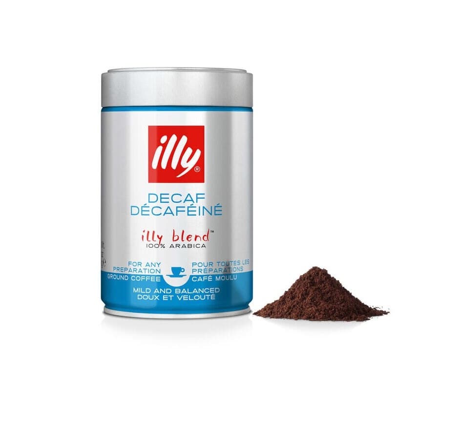 پودر قهوه اسپرسو دی کف ایلی آبی 250 گرمی illy DECA