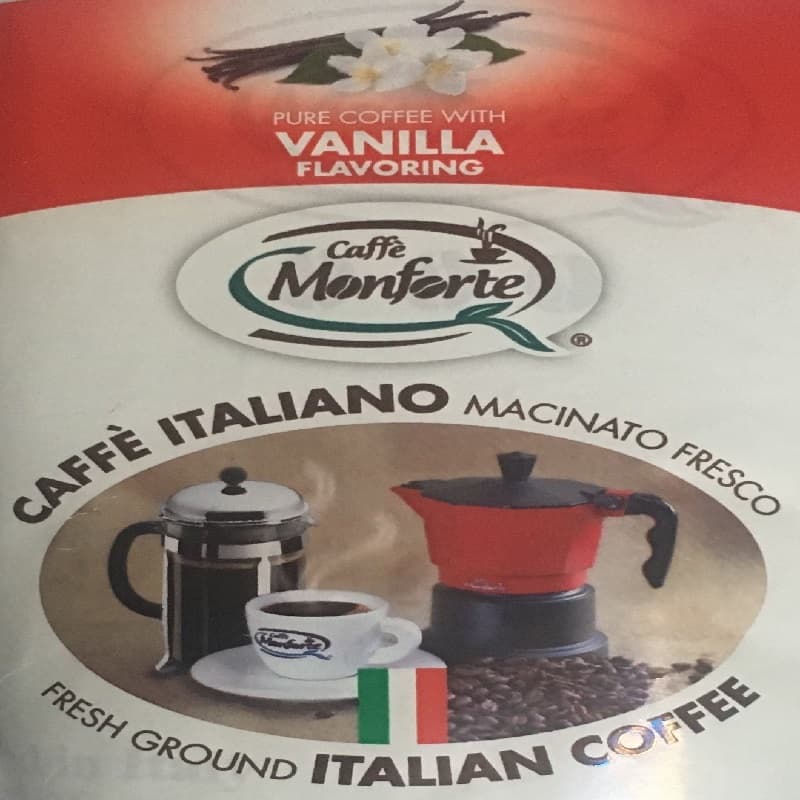 پودر قهوه وانیلی مونفورته 200 گرمی MonForte Vanilla — تصویر ۳
