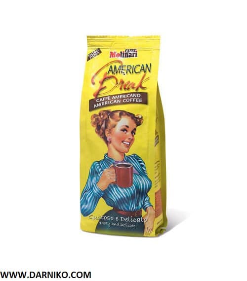 پودر قهوه آمریکان مولیناری 250 گرمی Molinari AMERICAN