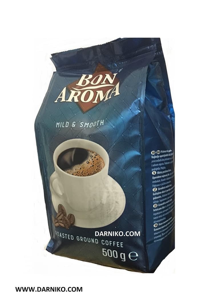 پودر قهوه بون آروما 500 گرمی BON AROMA GROUND COFFEE — تصویر ۳