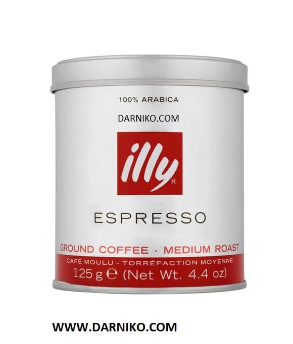 قهوه ایلی اسپرسو مدیوم پودری illy Espresso Medium 125g — تصویر ۲