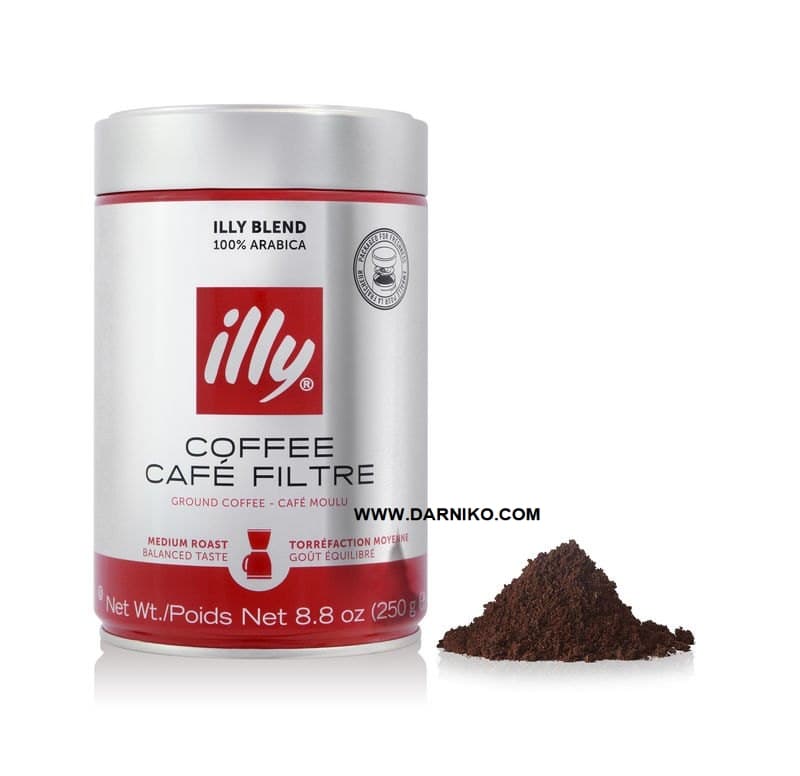 پودر قهوه فرانسه ایلی مدیوم روست illy Medium Coffee — تصویر ۲
