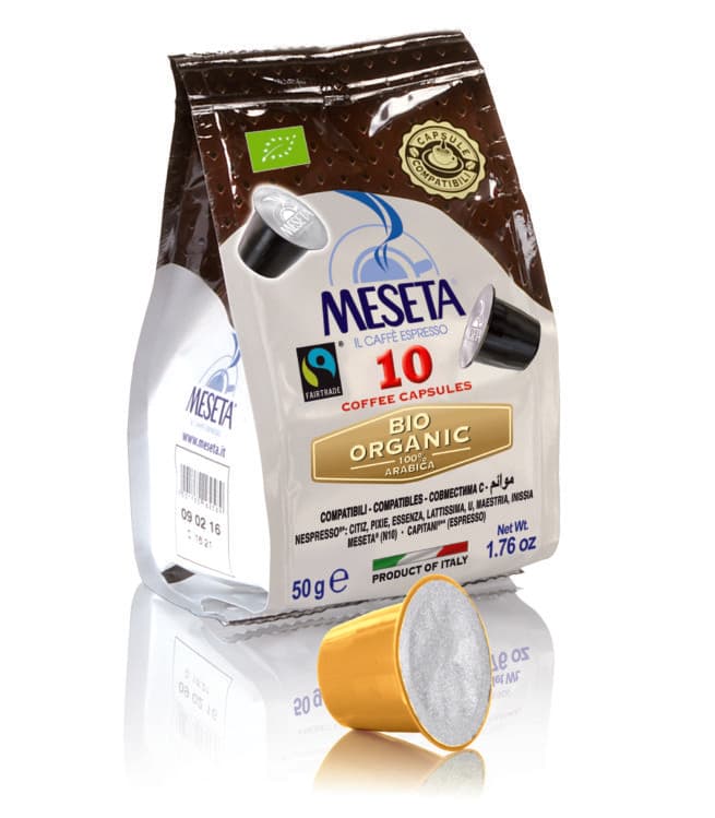 کپسول قهوه ارگانیک نسپرسو ( مزتا ) Meseta Bio Organic