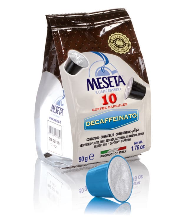 کپسول قهوه دی کافئین نسپرسو مزتا Meseta Decaffeinato