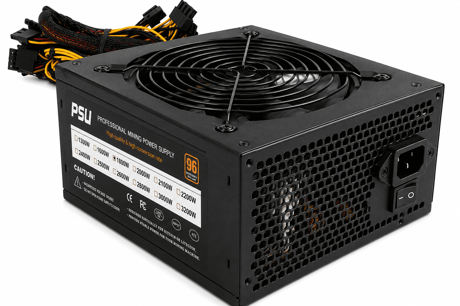 پاور استوک PSU غیرماژولار ظرفیت 1800 وات