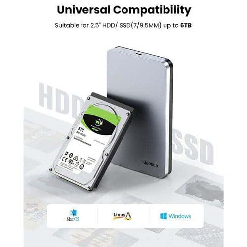 باکس هارد 2.5 اینچ USB 3.1 یوگرین مدل 70498-CM300 — تصویر ۶