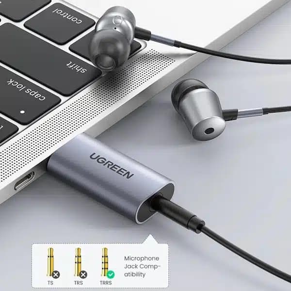 کارت صدا اکسترنال USB-A به جک 3.5 میلیمتری یوگرین UGREEN مدل CM383 کد 80864مدل: 80864 — تصویر ۷