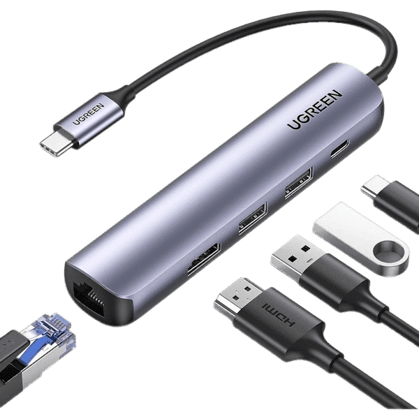 هاب 5 پورت USB-C یوگرین UGREEN مدل CM418 کد 10919مدل: 10919 — تصویر ۹