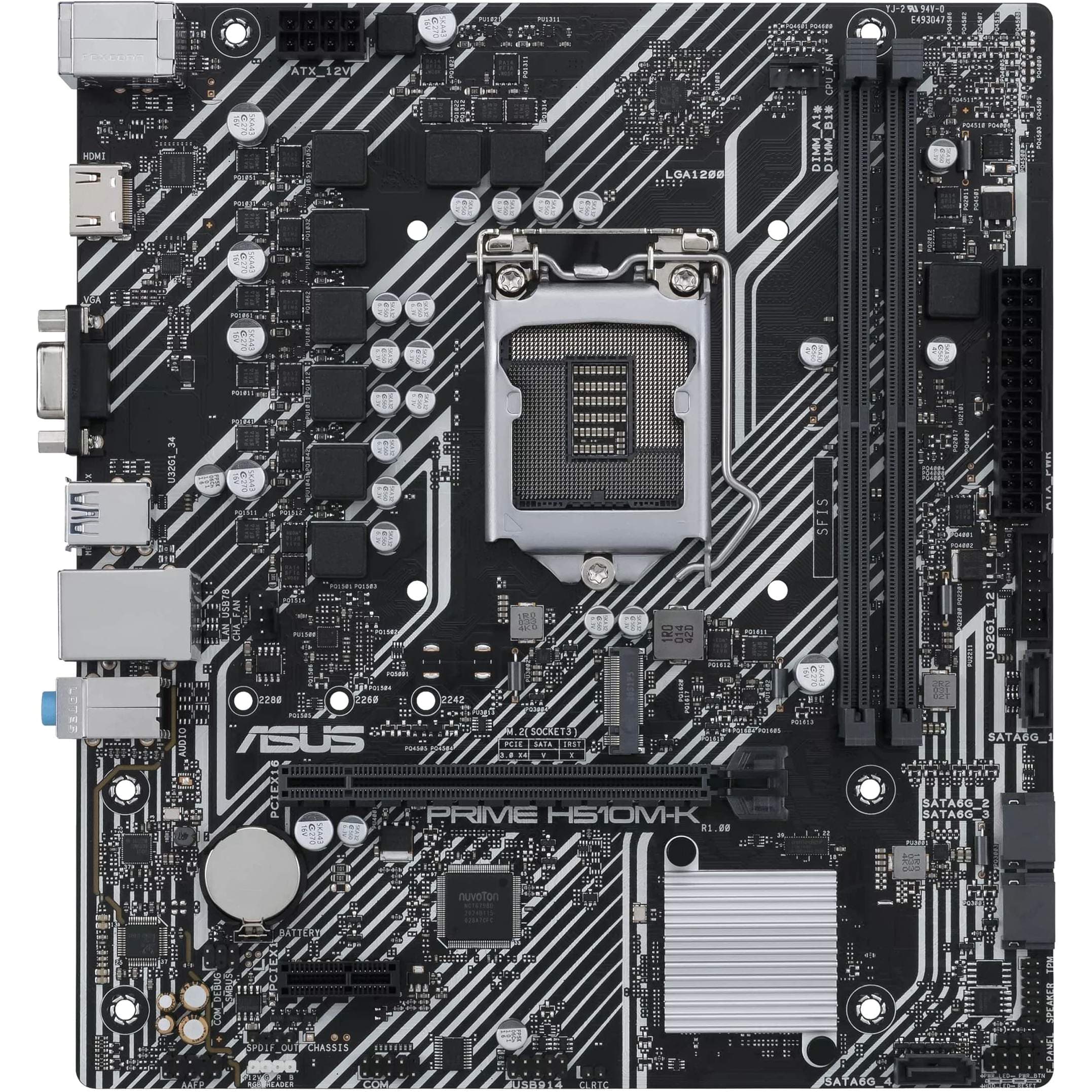 مادربرد استوک ایسوس مدل PRIME H510M-A — تصویر ۸