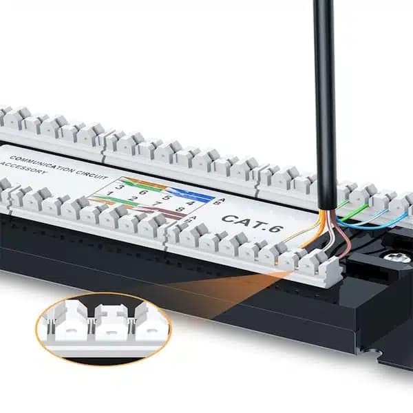 پچ پنل(Patch Panel) 24 پورت Cat6 یوگرین UGREEN مدل NW127 کد 70423مدل: 70423 — تصویر ۳