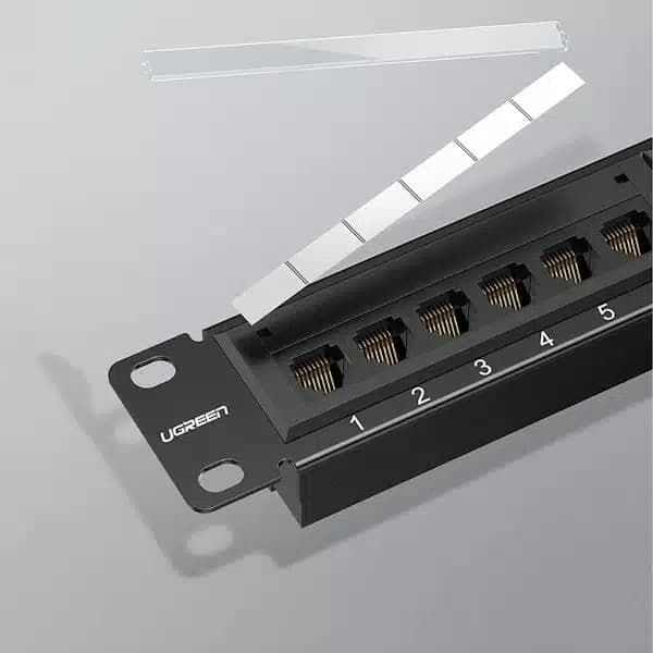 پچ پنل(Patch Panel) 24 پورت Cat6 یوگرین UGREEN مدل NW127 کد 70423مدل: 70423 — تصویر ۵