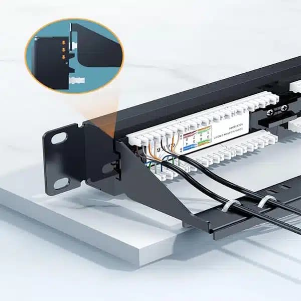 پچ پنل(Patch Panel) 24 پورت Cat6 یوگرین UGREEN مدل NW127 کد 70423مدل: 70423 — تصویر ۹