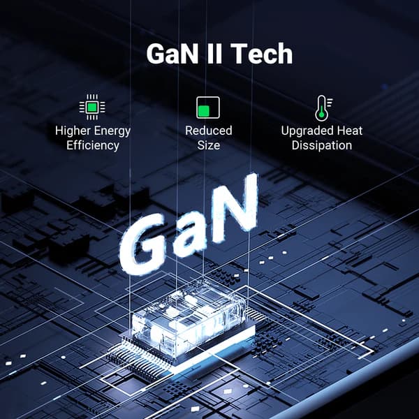 شارژر دیواری 65 وات با دو پورت USB-C و یک پورت USB-A یوگرین UGREEN مدل X553 کد 35042مدل: 35042 — تصویر ۴