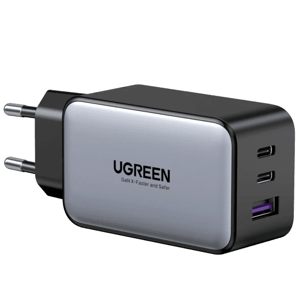 شارژر دیواری 65 وات با دو پورت USB-C و یک پورت USB-A یوگرین UGREEN مدل X553 کد 35042مدل: 35042